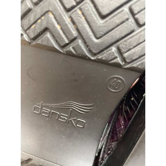 Dansko Professional womans pink black nursing clogs mules sz 9 SKU 9602 - Picture 5 of 15